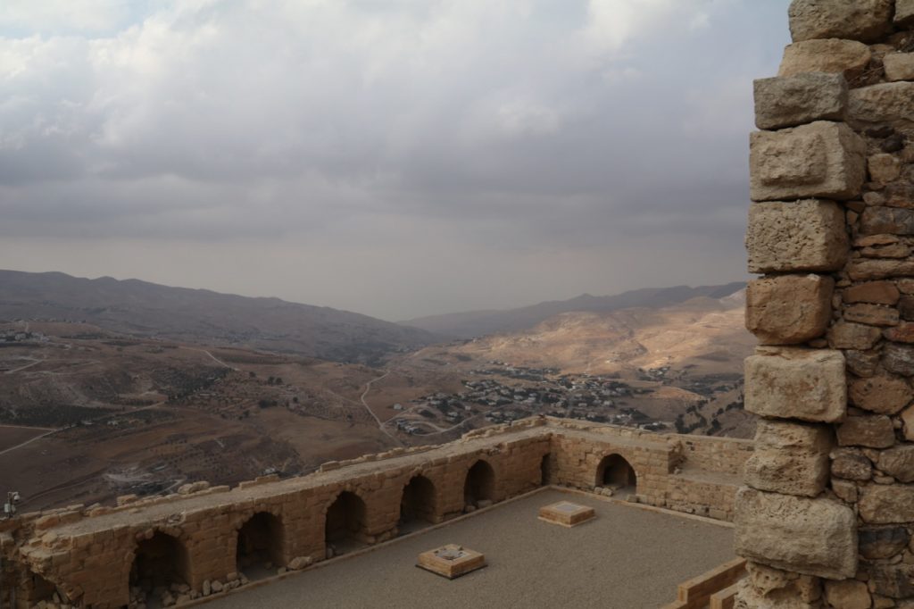 View from Karak Castle in Jordan