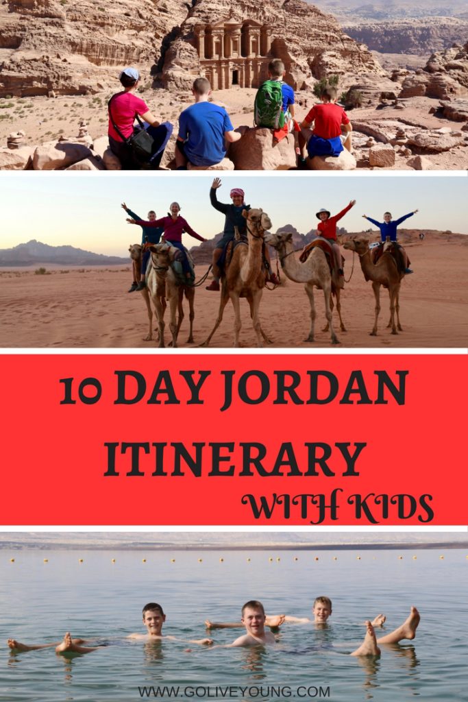 10 Day Jordan Itinerary with Kids