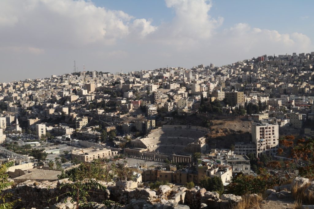 Views across Amman from the Citadel