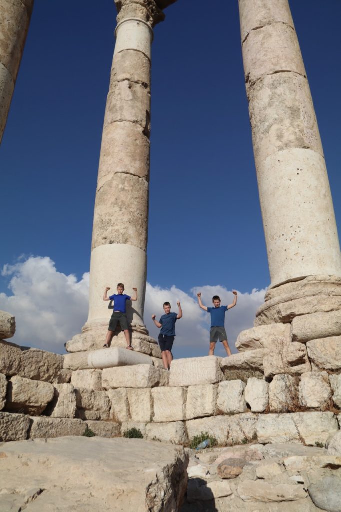 The Temple of Hercules at the Amman Citadel