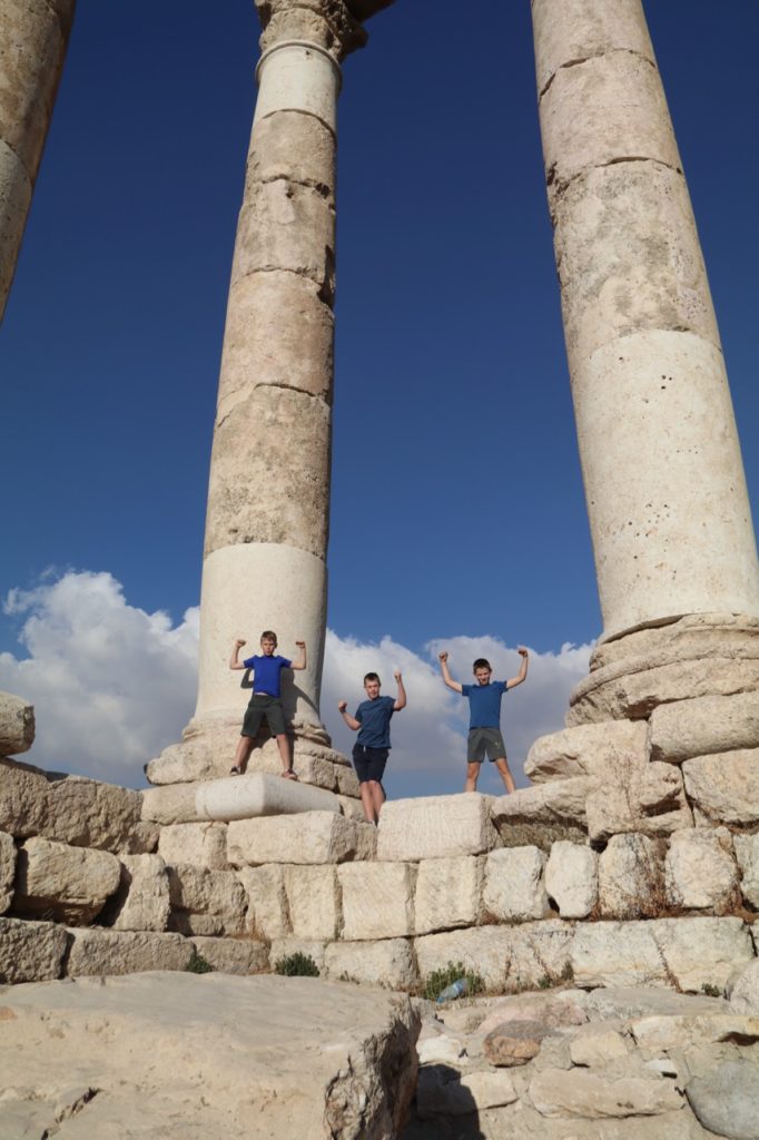 The Temple of Hercules at the Amman Citadel