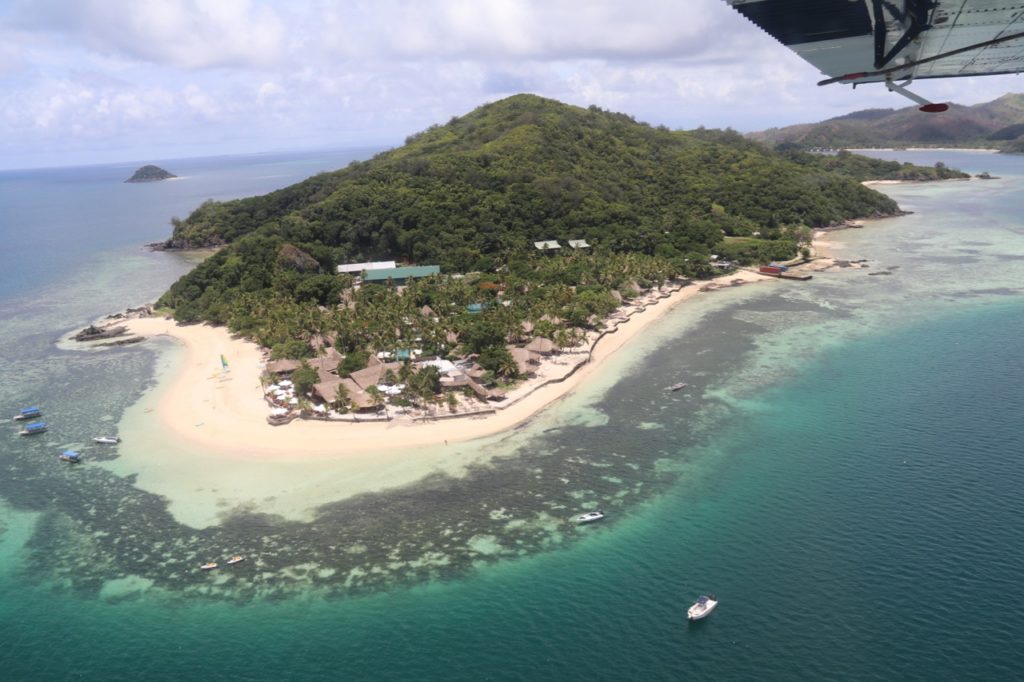 Chilling in Fiji on Castaway Island with kids