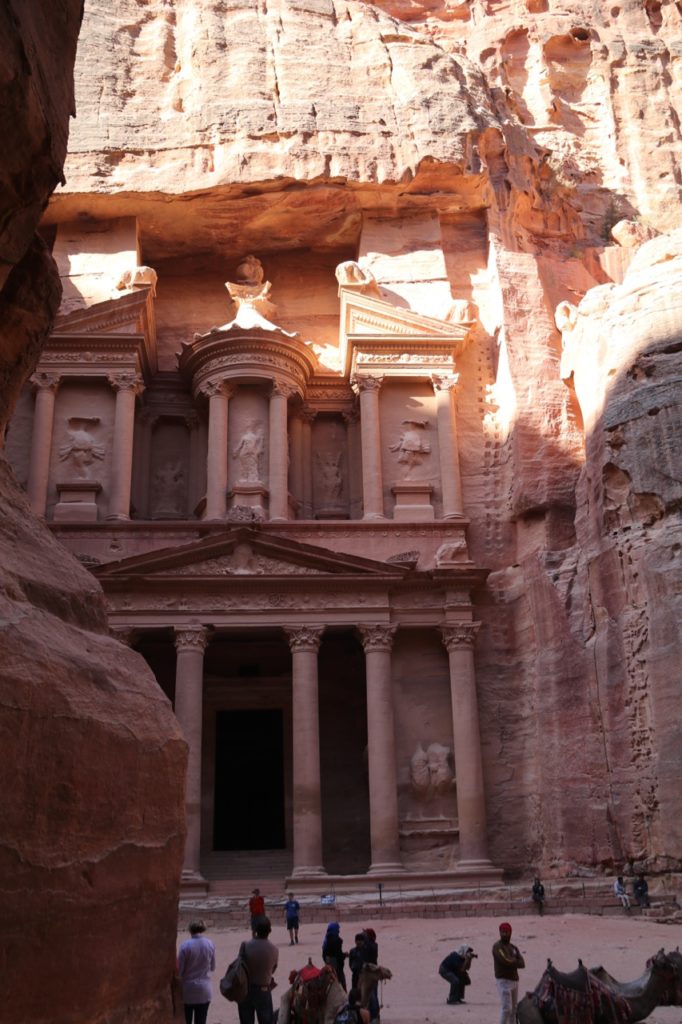 The Treasury at Petra in all its splendour