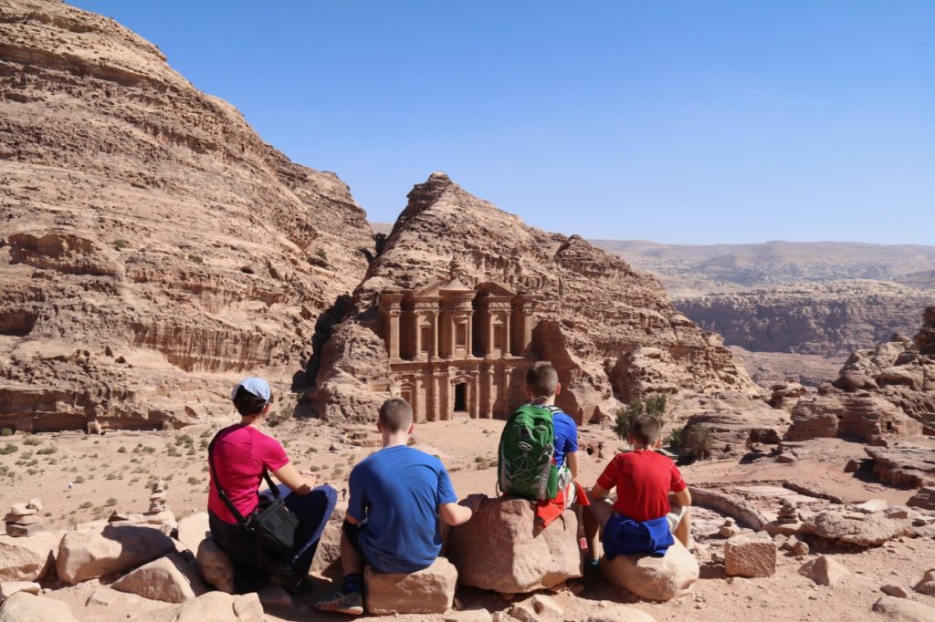 The magnificent Monastery at Petra