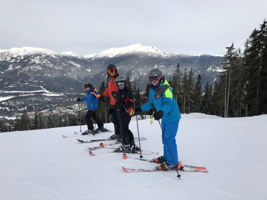 Skiing in Whistler with kids