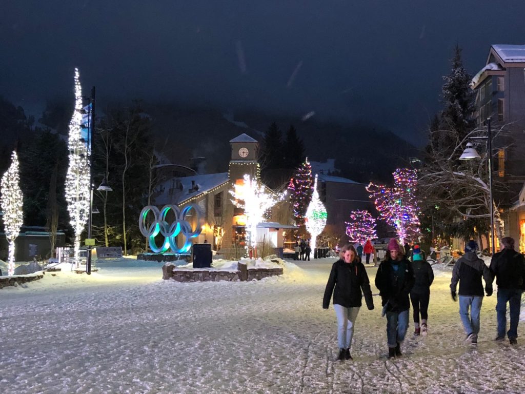 Olympic Celebration Plaza at the heart of Whistler