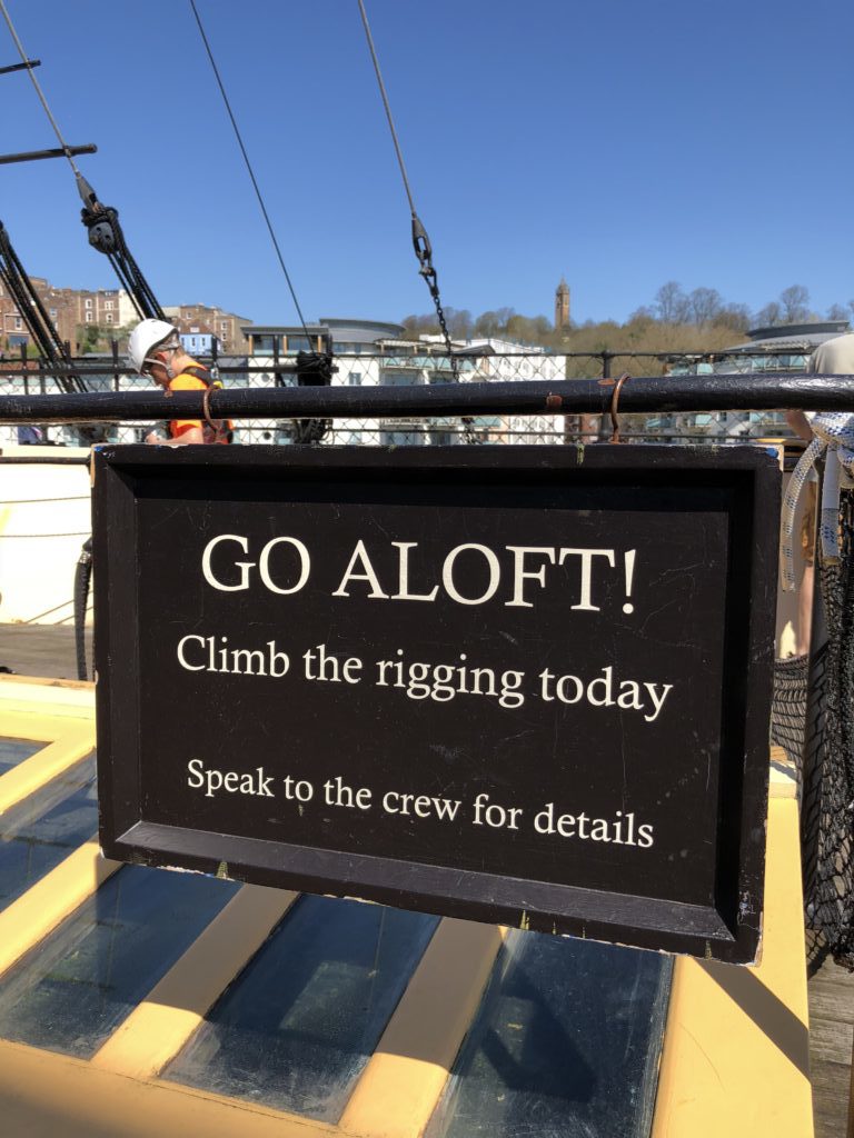 Go Aloft on SS Great Britain