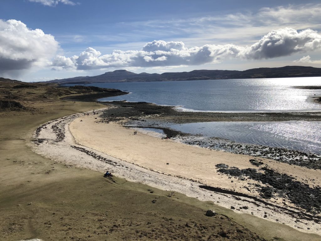 The Claigon coral beaches on Skye