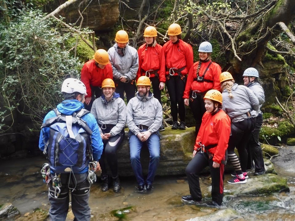 Gorge scrambling with Inspire2Adventure