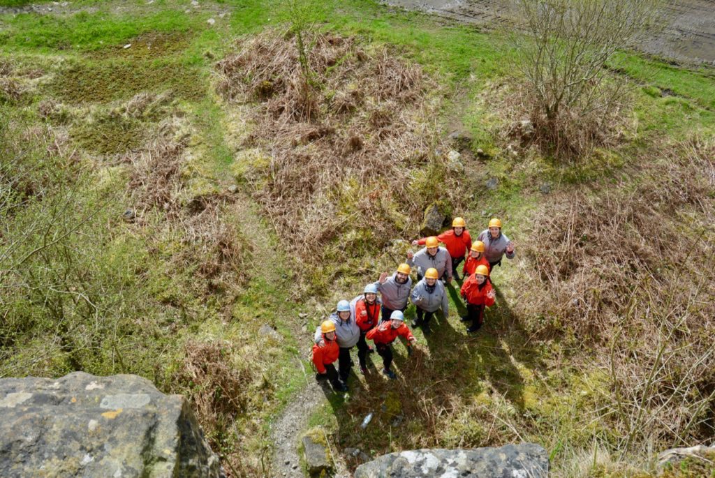 Gorge scrambling in the Clydach Gorge