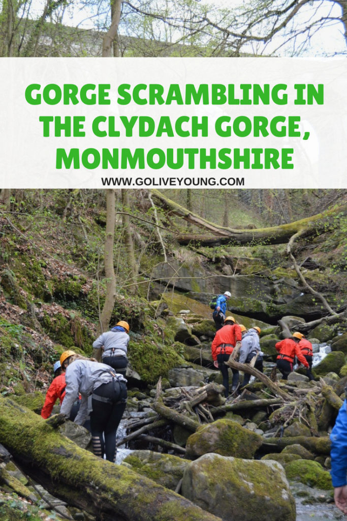 Gorge Scrambling in the Clydach Gorge, Monmouthshire