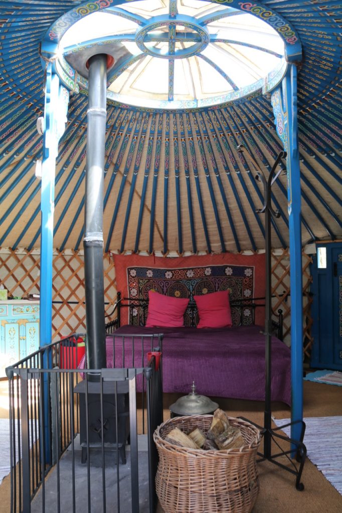 Glamping at Hidden Valley Yurts in Monmouthshire