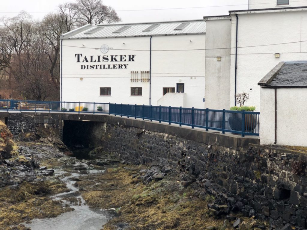 Talisker Whisky Distillery on the Isle of Skye