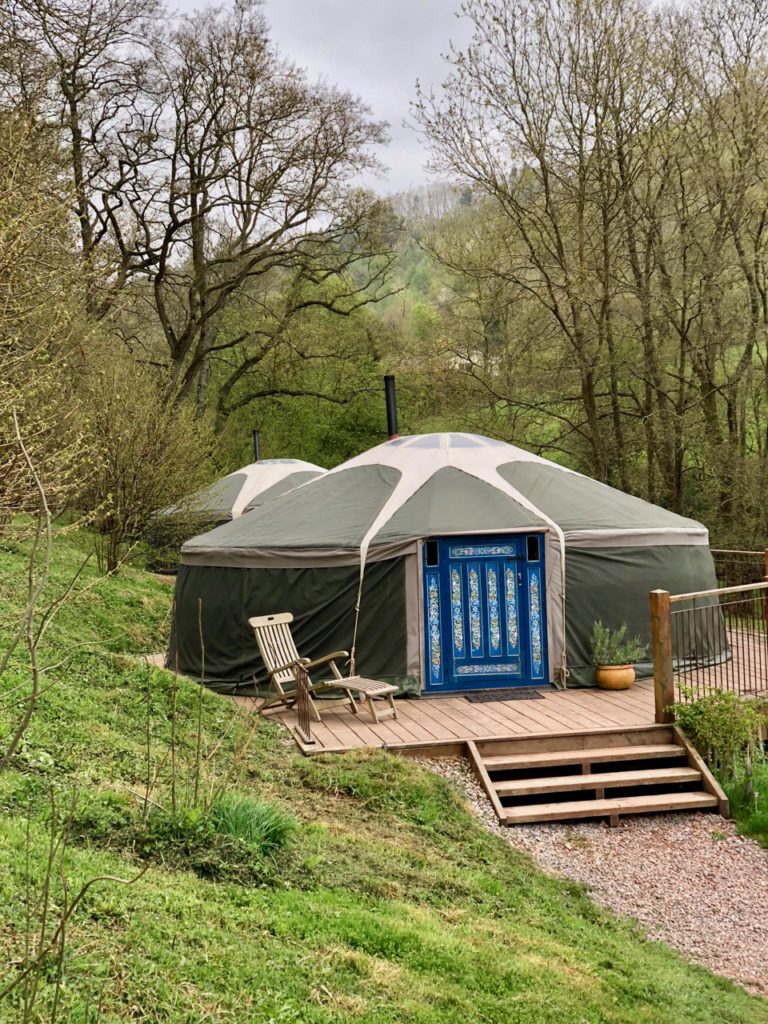 Staying in a Mongolian Yurt:Hidden Valley Yurts in Monmouthshire