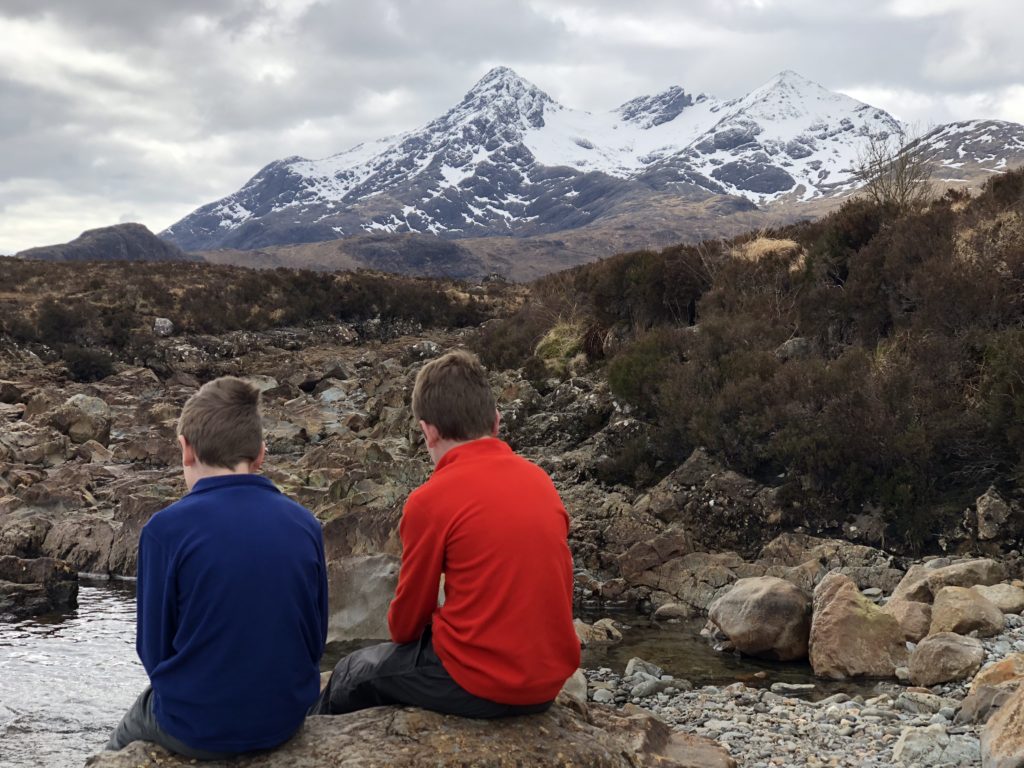 The Cuillin Mountains on the Isle of Skye