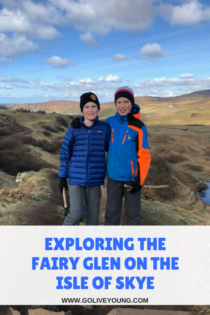 Exploring the Fairy Glen on the Isle of Skye