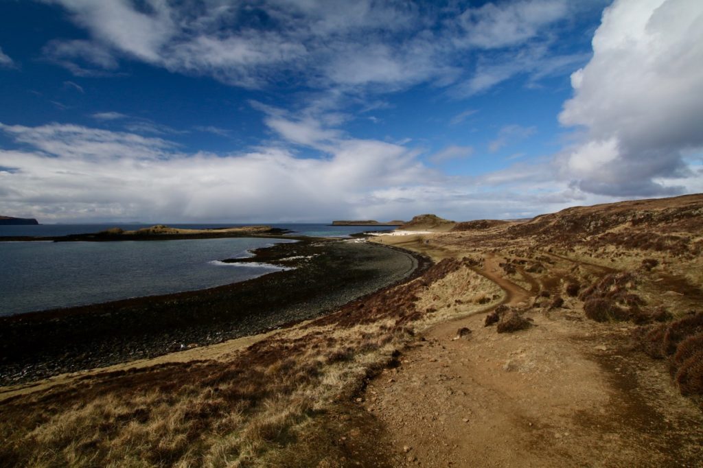 Hiking to the Claigan Coral beaches