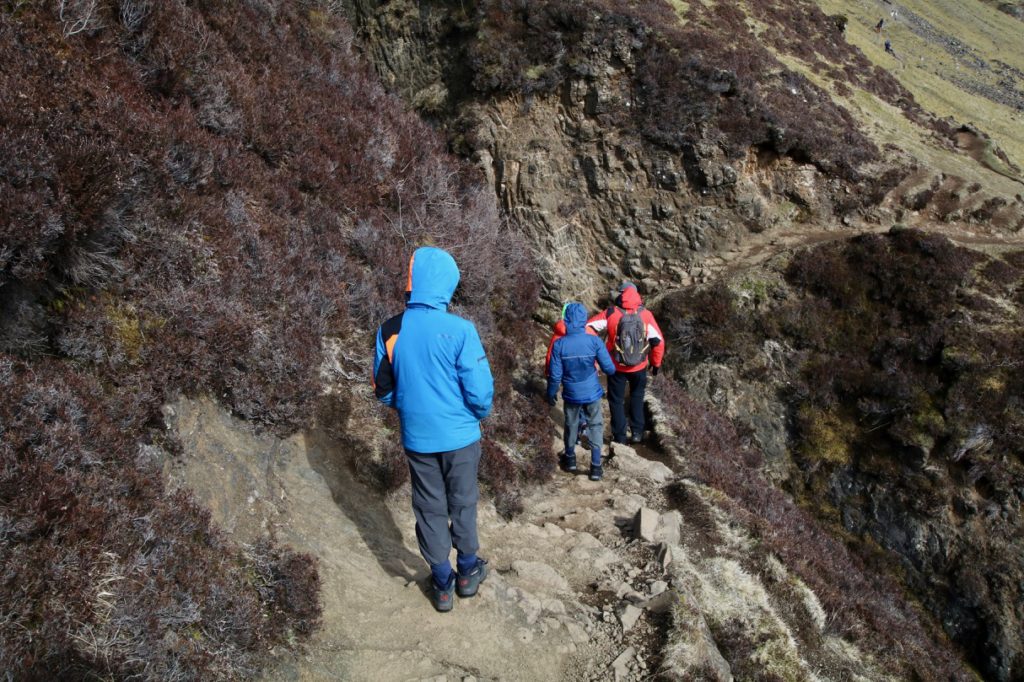 Hiking the Quiraing on the Isle of Skye