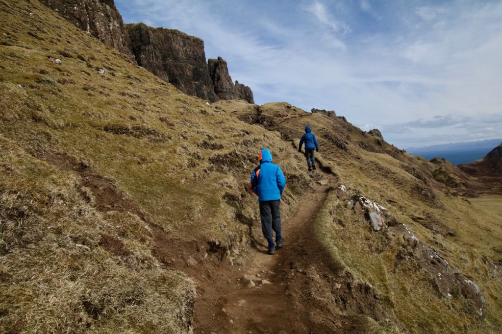 Hiking the Quiraing on the Isle of Skye
