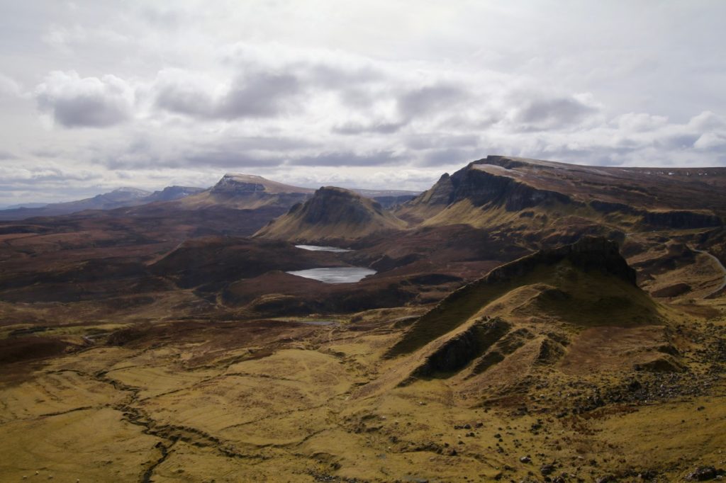 Hiking the Quiraing on the Isle of Skye