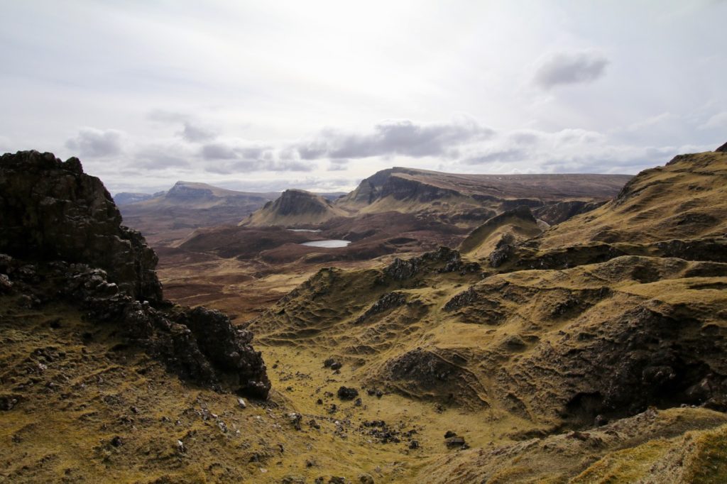 Hiking the Quiraing on the Isle of Skye
