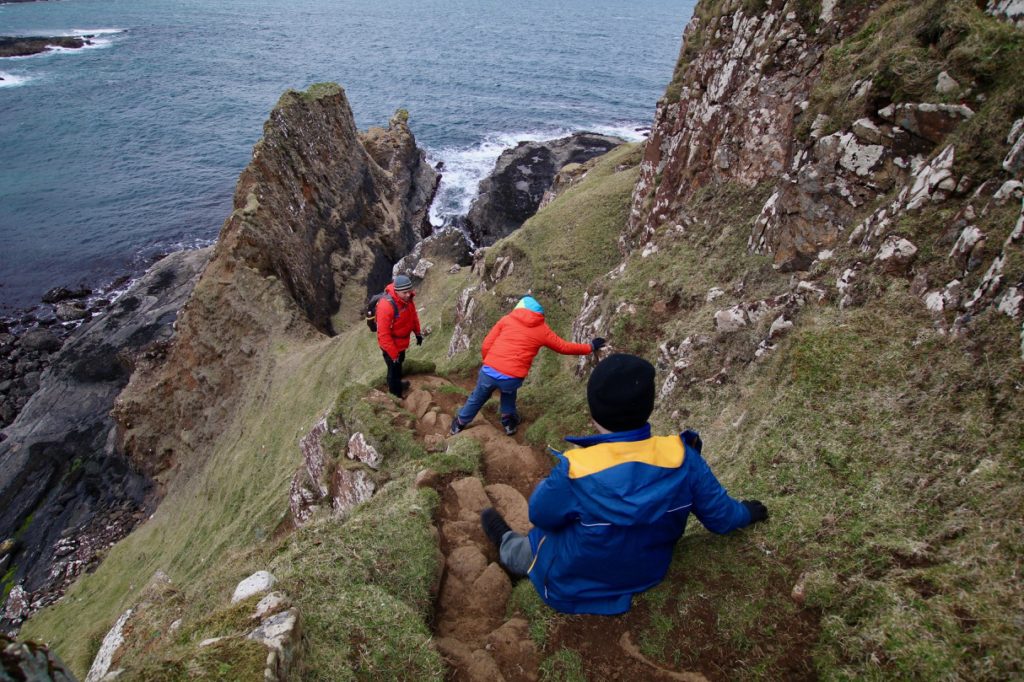 Hiking to Rubha nam Brathairean (Brother's Point)