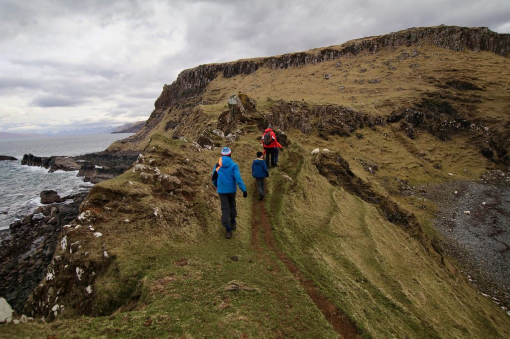 Hiking to Rubha nam Brathairean (Brother's Point)