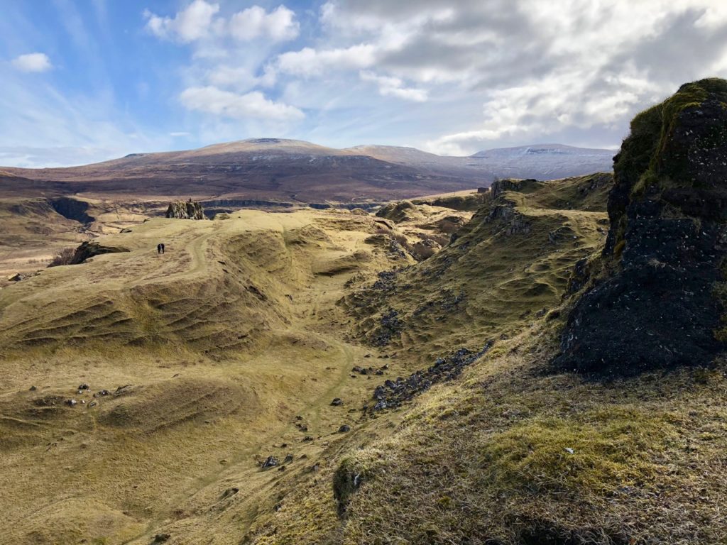 The delightful Fairy Glen on the Isle of Skye