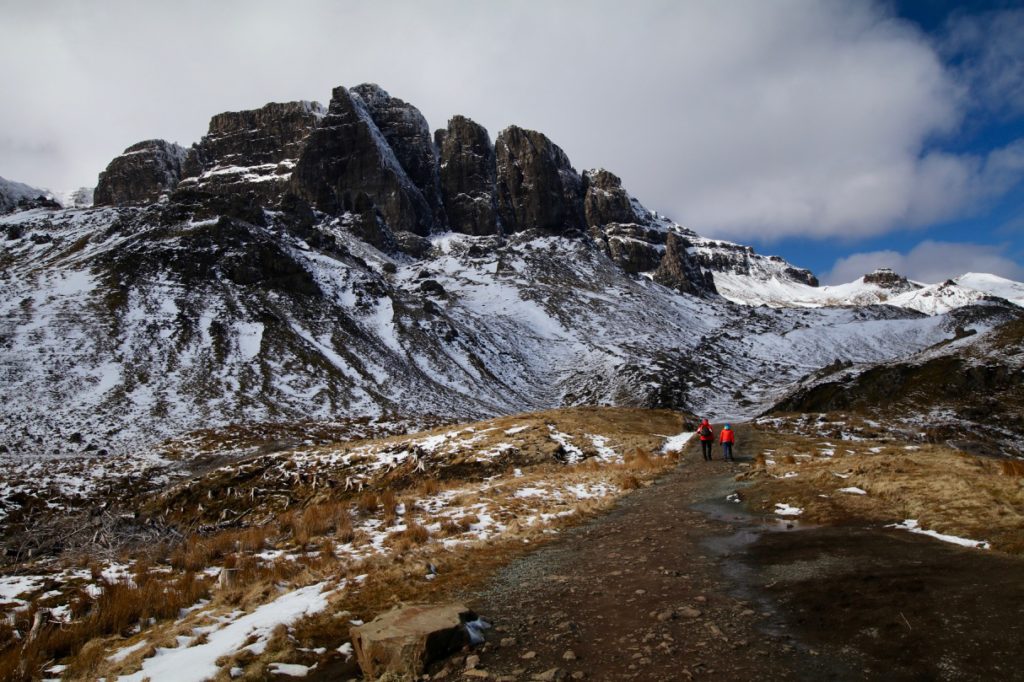 Hiking the Old Man of Storr on the Isle of Skye