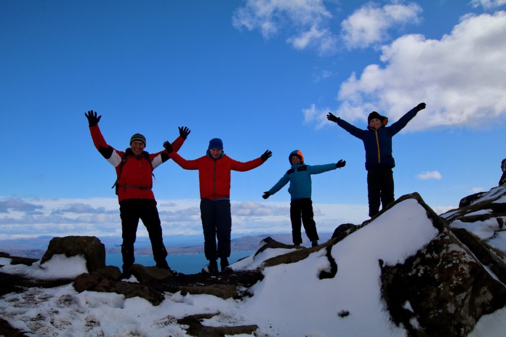 Hiking the Old Man of Storr on Skye in the snow!