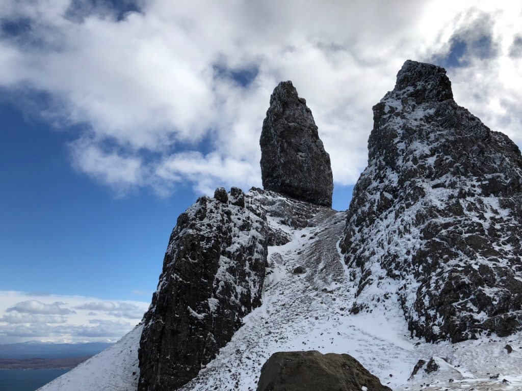 Hiking the Old Man of Storr on the Isle of Skye