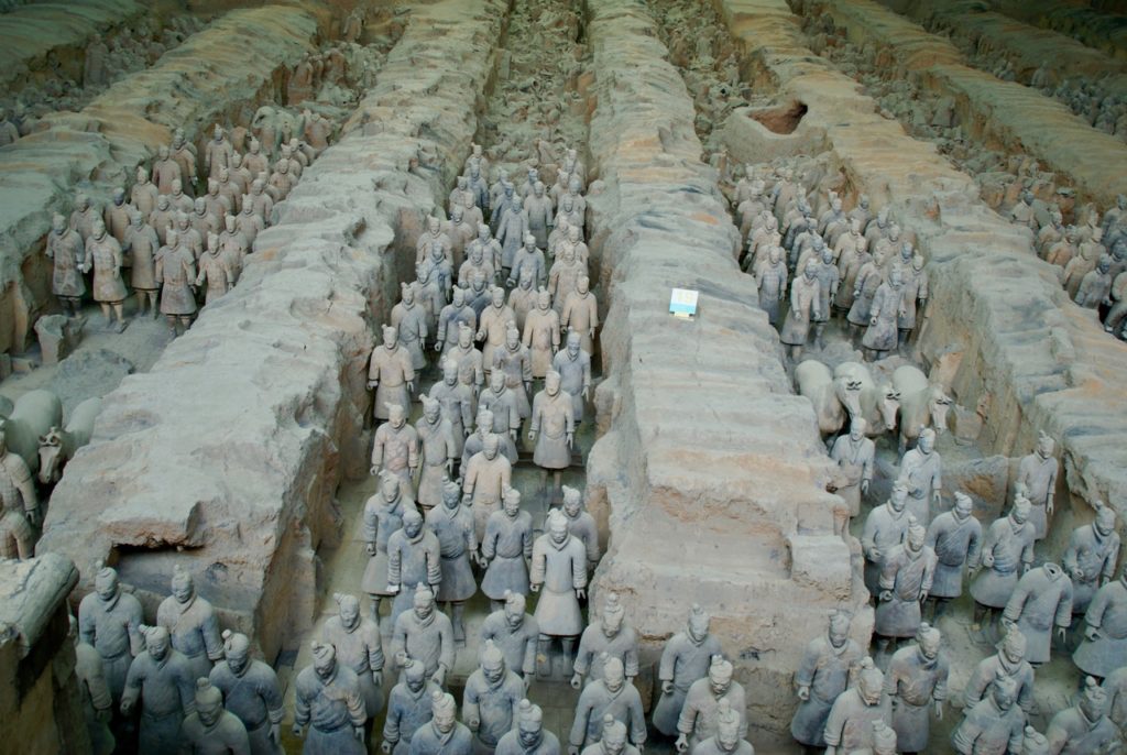 The Terracotta Army in Xi'an
