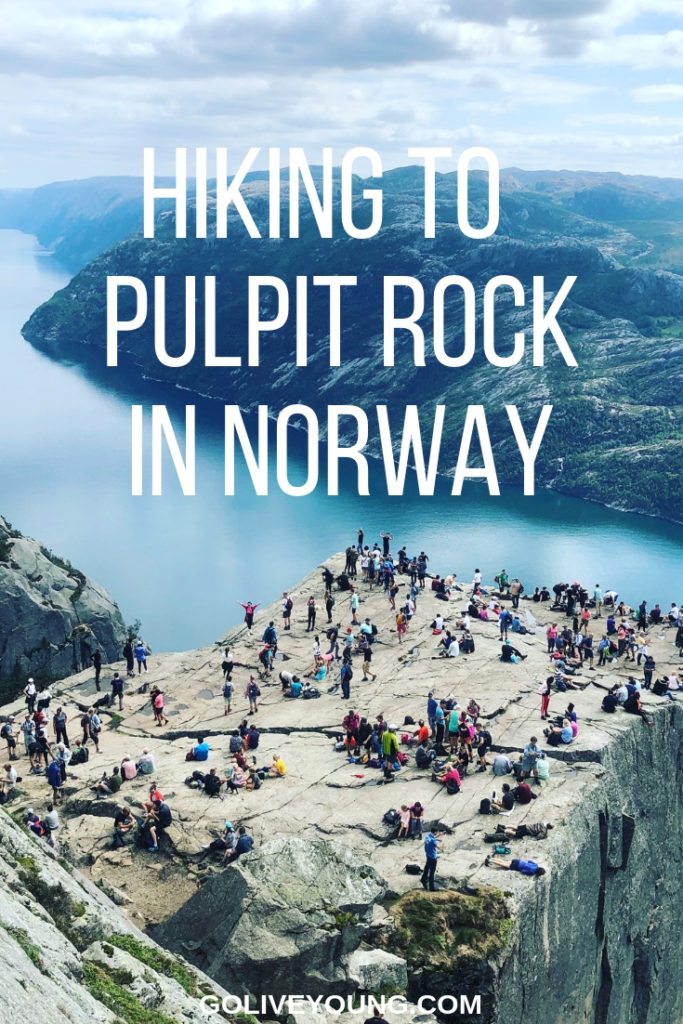 Hiking to Pulpit Rock in Norway