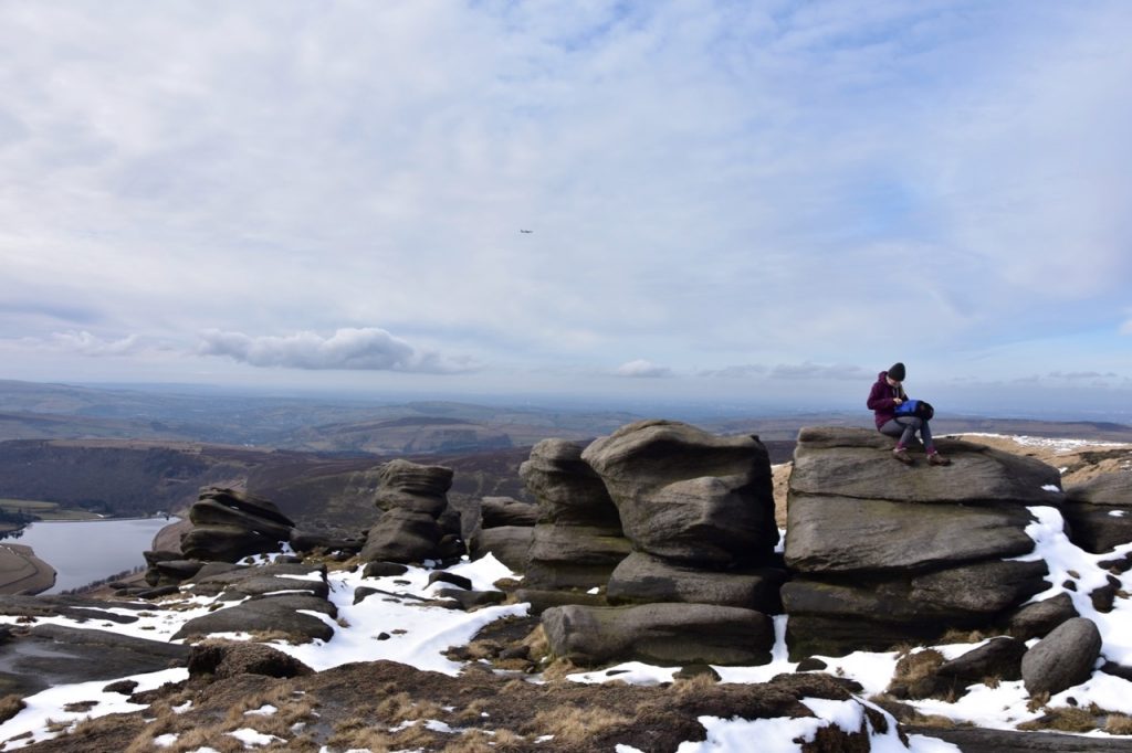 Hiking Kinder Scout in the Peak District