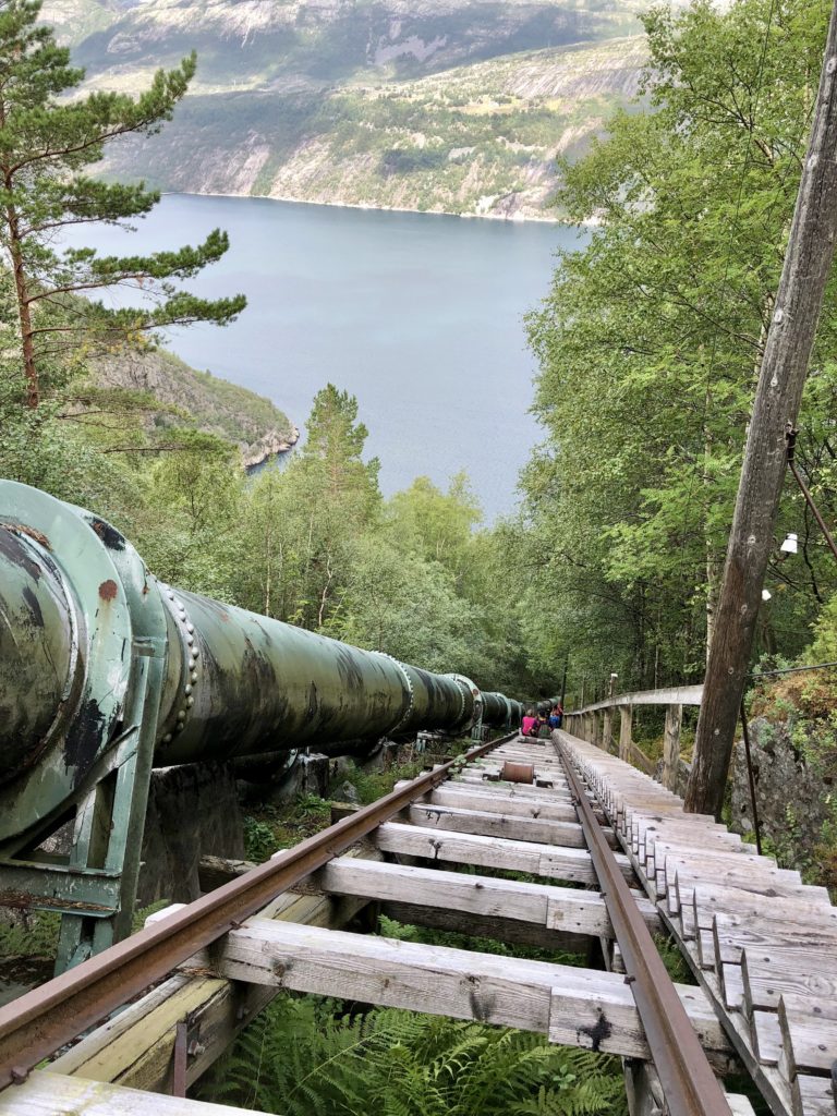 Hiking Florli 4444 near Stavanger, Norway