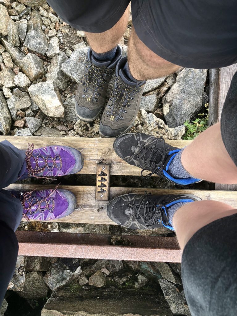 Reaching step 4444 on the Florli climb