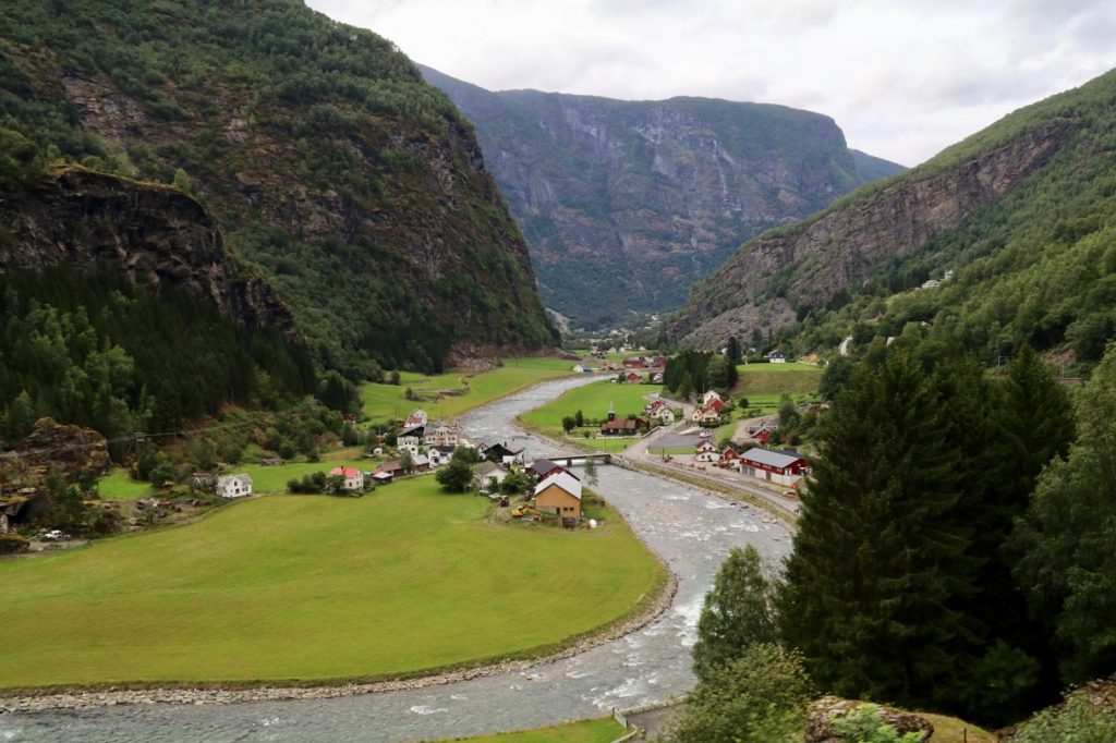 View from the Flamsbana Railway in Norway