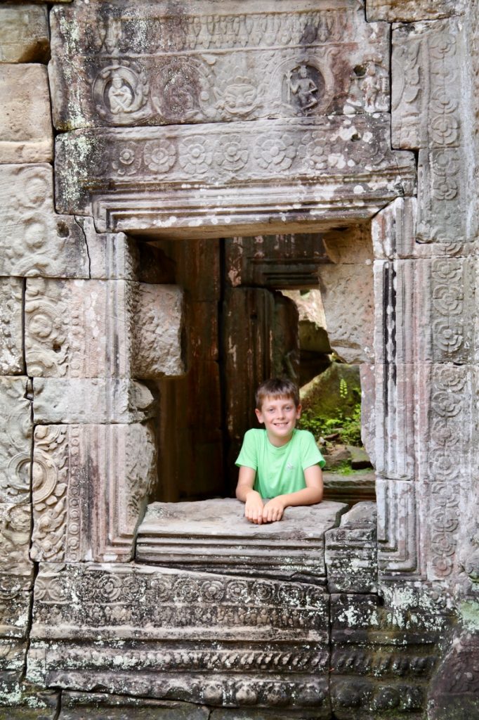 Exploring the temples of Angkor with kids in Cambodia
