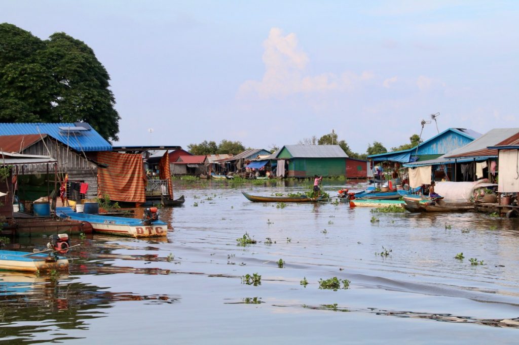 The floating villages of Tonle Sap Lake in Cambodia