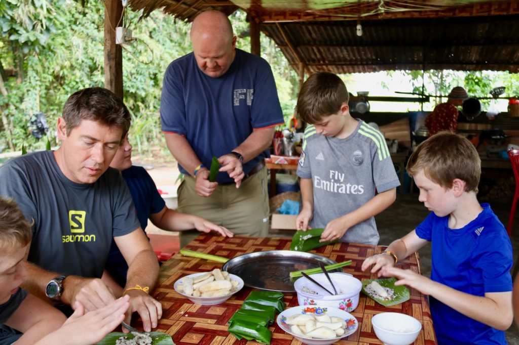 Cooking class in Cambodia
