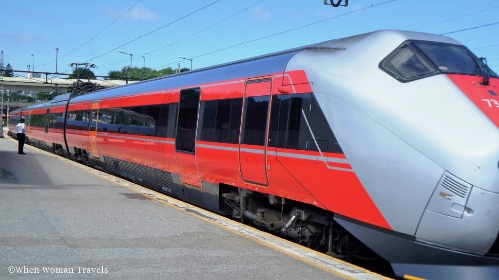 Taking the train in Norway