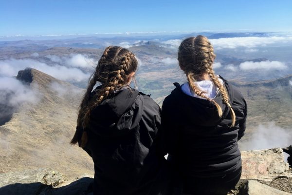 The view from the summit of Snowdon