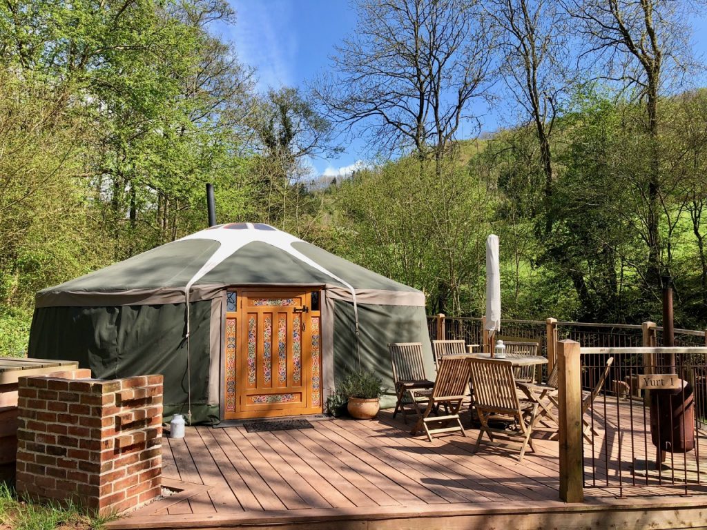 Hidden Valley Yurts in South Wales