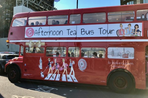 Afternoon Tea Bus in London