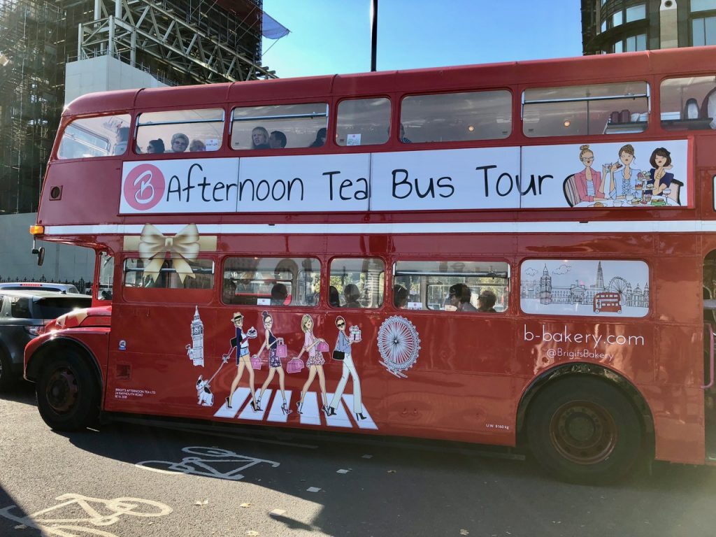 Afternoon Tea Bus in London