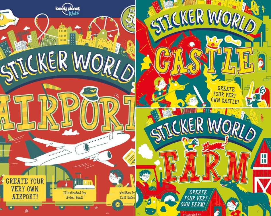 Lonely Planet sticker books 