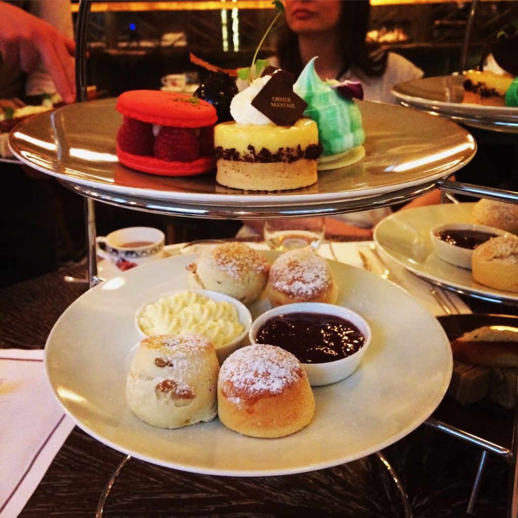 Afternoon Tea at Ormer Restaurant, Flemings Hotel, Mayfair