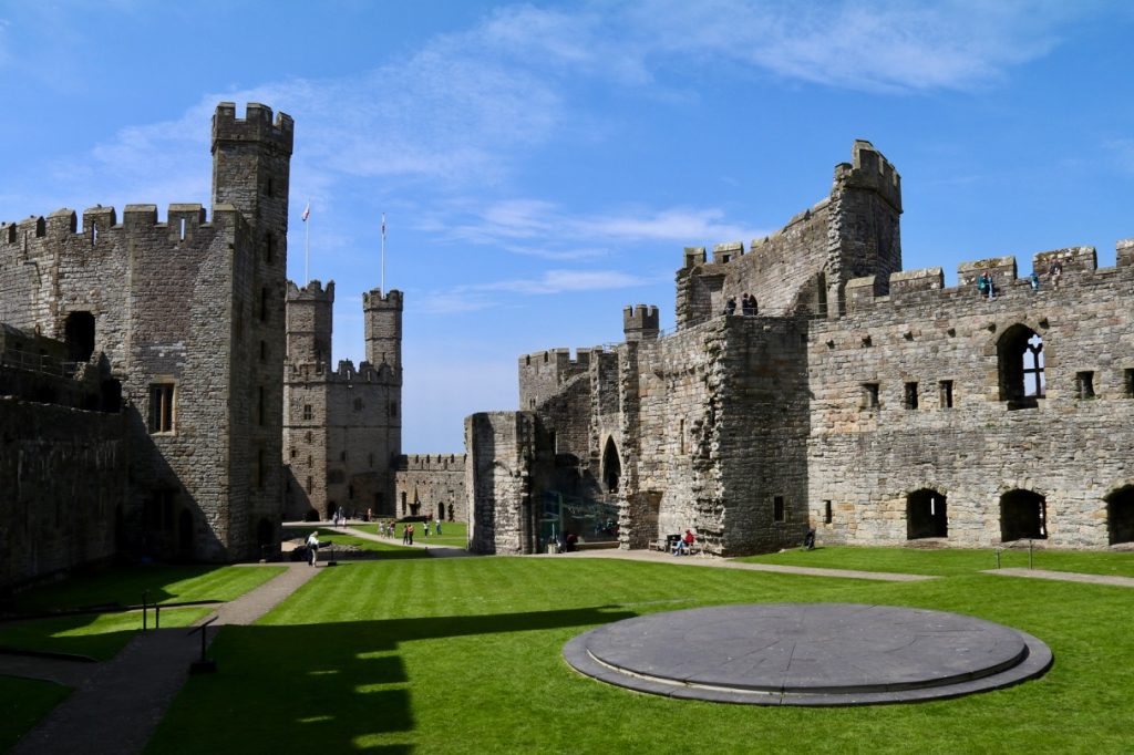 Caernarfon Castle in North Wales