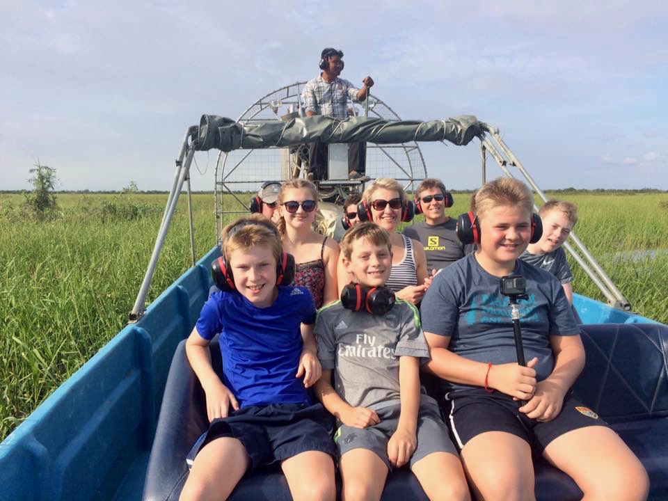 Airboating on Tonle Sap Lake in Cambodia