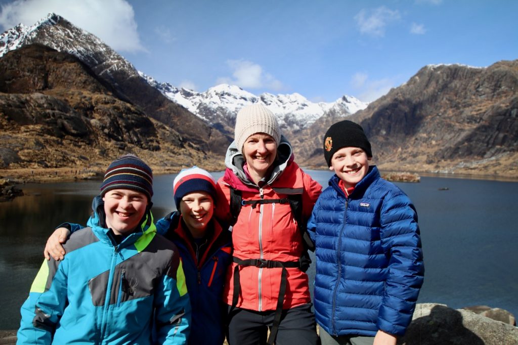 Hiking Loch Coruisk with kids on Skye